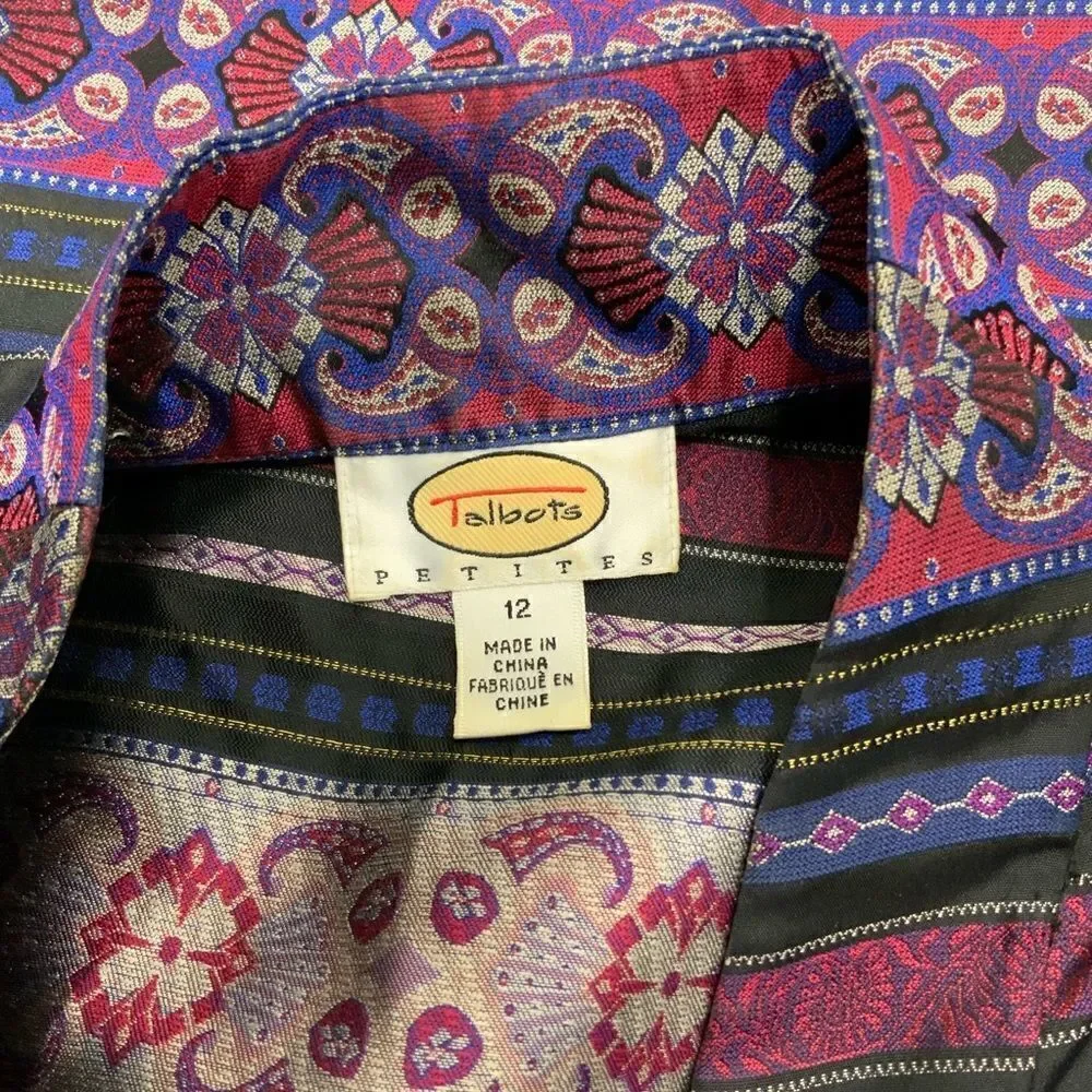 TALBOTS silk kimono jacket